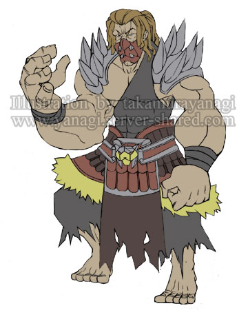 剛腕の狂戦士キャラデザイン