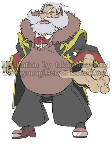 高圧的でプライドの高い男性キャラデザイン