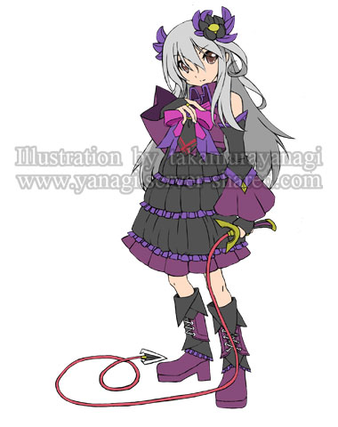 鞭使いの姫騎士キャラデザイン