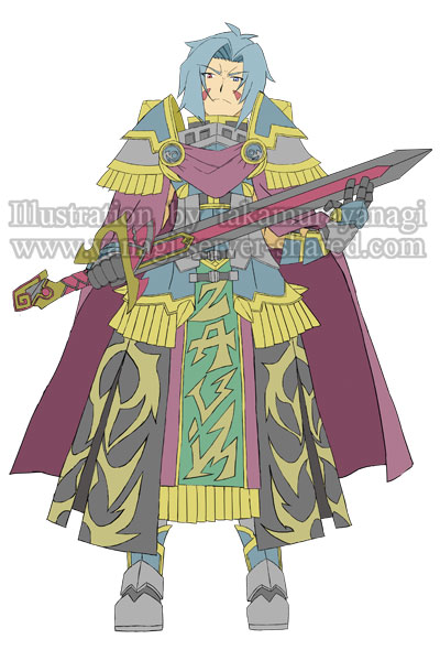 冷静な男騎士キャラデザイン