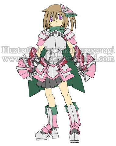元気な姫騎士キャラデザイン